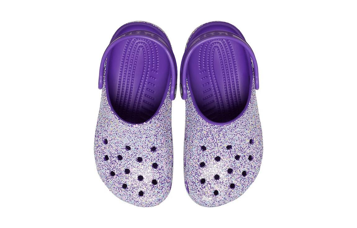 (PS) Crocs Classic Glitter Clog 'Purple' 206993-573