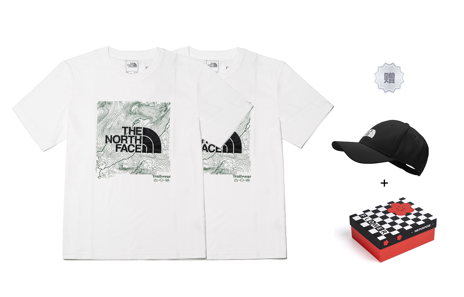 THE NORTH FACE Trailwear Logo T-Shirt 'White' NF0A7WF3-FN4