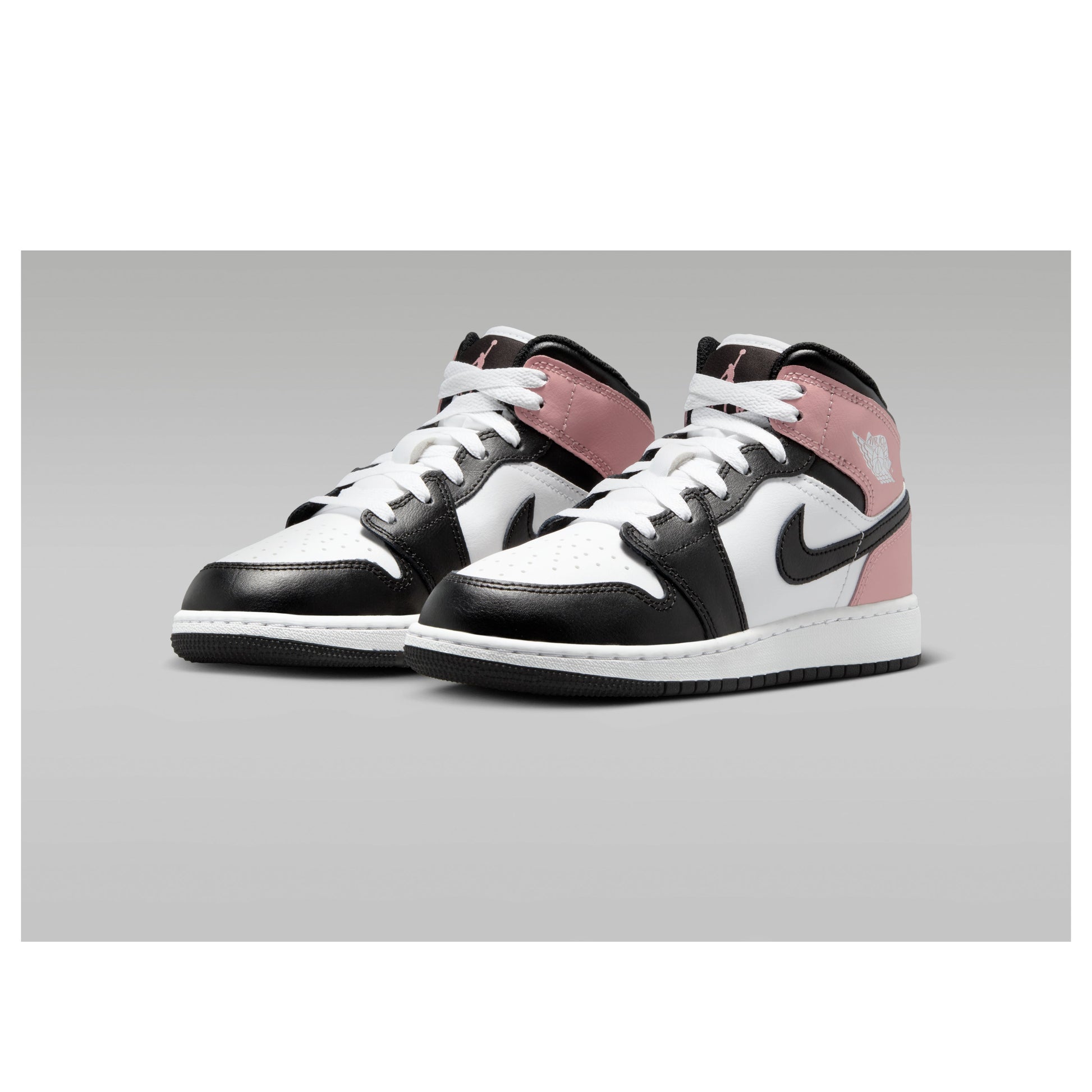 (GS) Air Jordan 1 Mid 'White Rust Pink' DQ8423-100