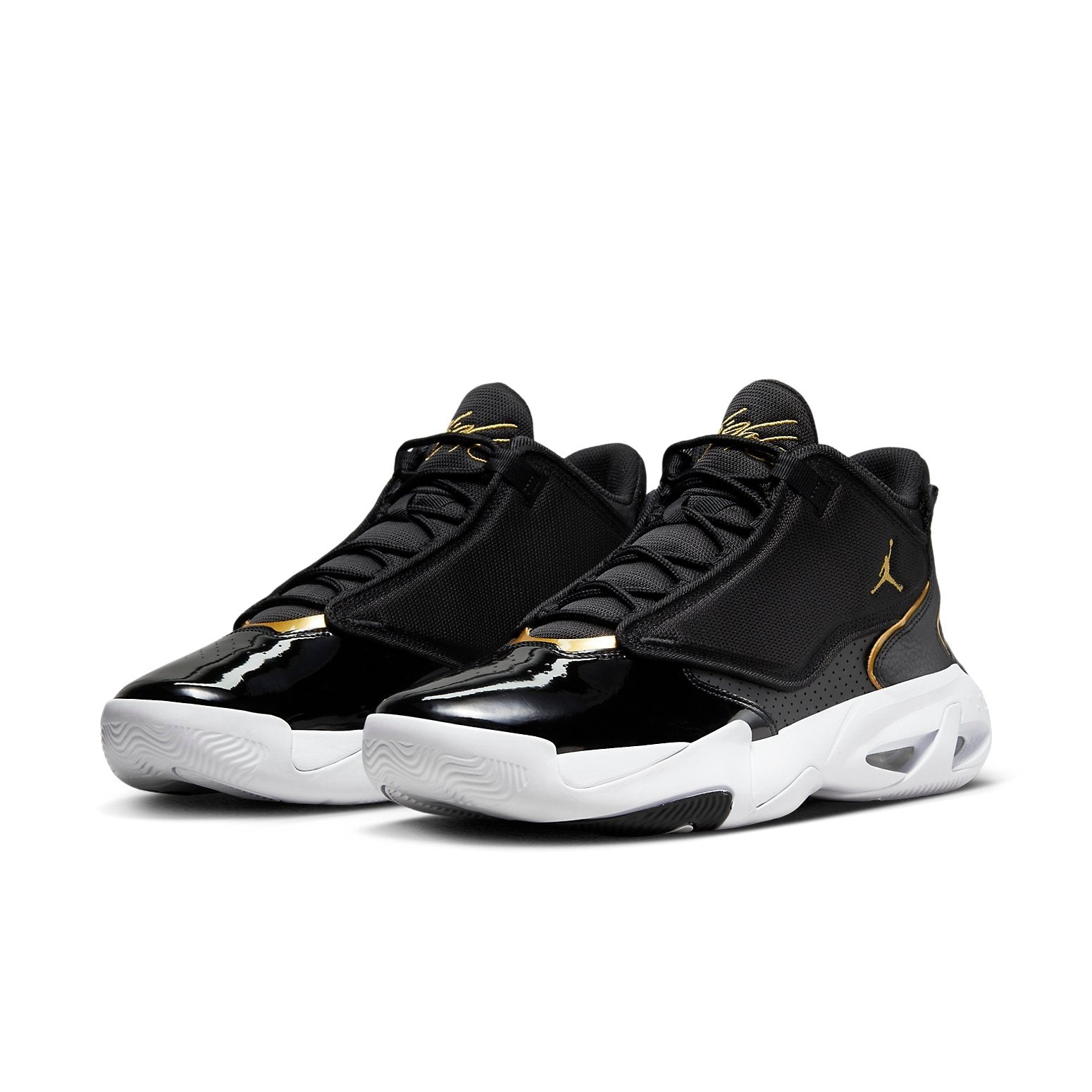 Air Jordan Max Aura 4 'Black White Gold' DN3687-007