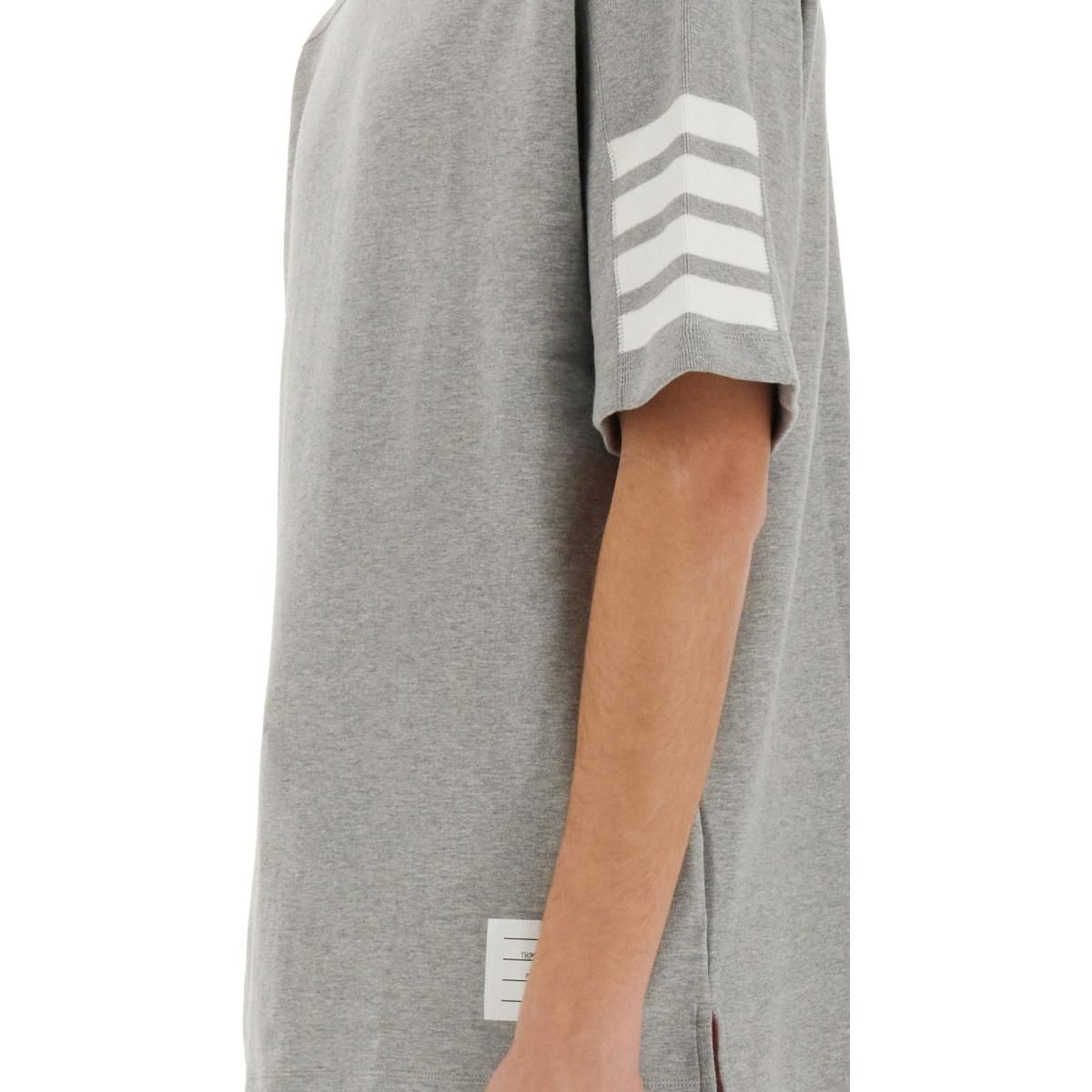 THOM BROWNE Short Sleeve T-Shirt 'Gray' MJS246A-07323-055