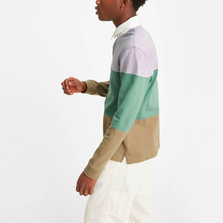 Men's Levis Colorblock Long Sleeves Polo Shirt Colorblock 34339-0001