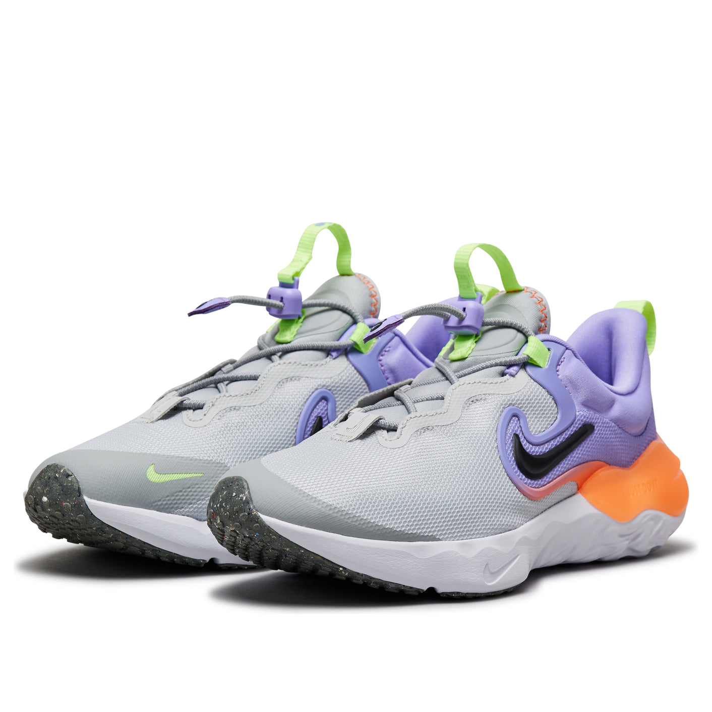 (GS) Nike Run Flow 'Photon Dust Purple Pulse' DR0472-002