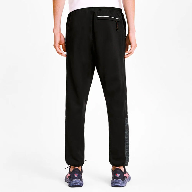 PUMA x Les Benjamins Track Pants 'Black White' 595468-01