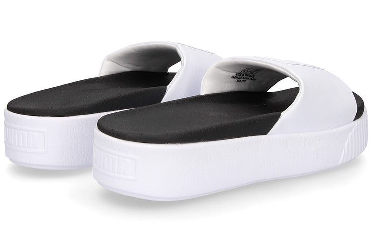 (WMNS) PUMA Platform Slide Bold SD 'White Black' 366121-01