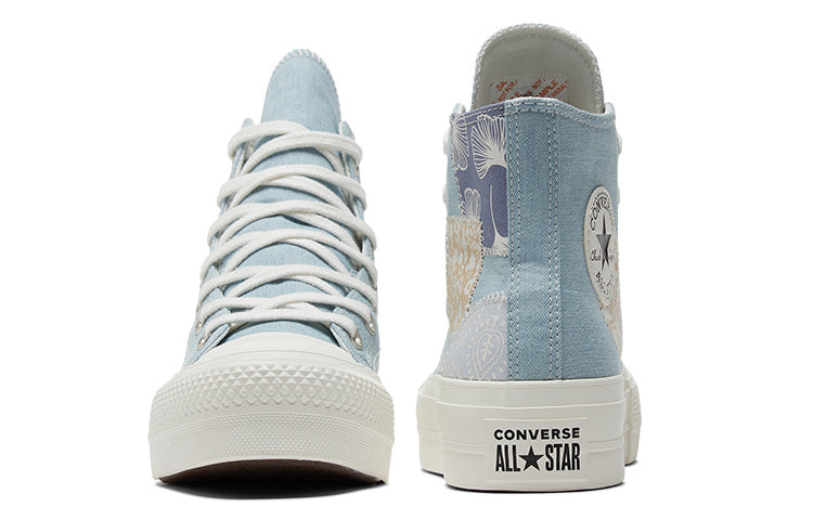 (WMNS) Chuck Taylor All Star Lift Platform 'Denim Patchwork' A06821C