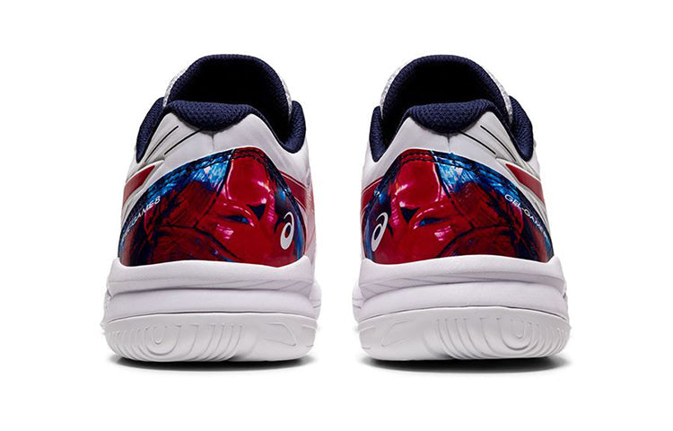 (GS) ASICS Gel Game 8 LE 'White Classic Red' 1044A046-110