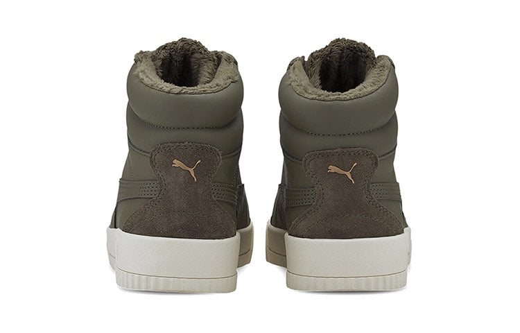 (WMNS) PUMA Carina Mid Winterized 'Green White' 374140-02