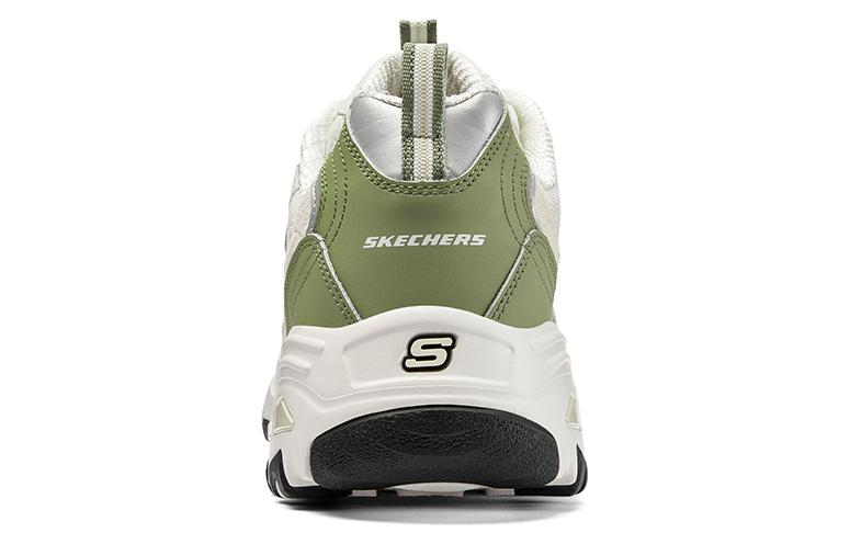 Skechers D'Lites Varsity Spirit Sneaker 'White Beige Green' 894282-WMLT