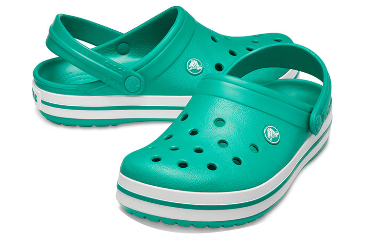 Crocs Crocband Lightweight Wear-Resistant Unisex Green Sandals 11016-3TL