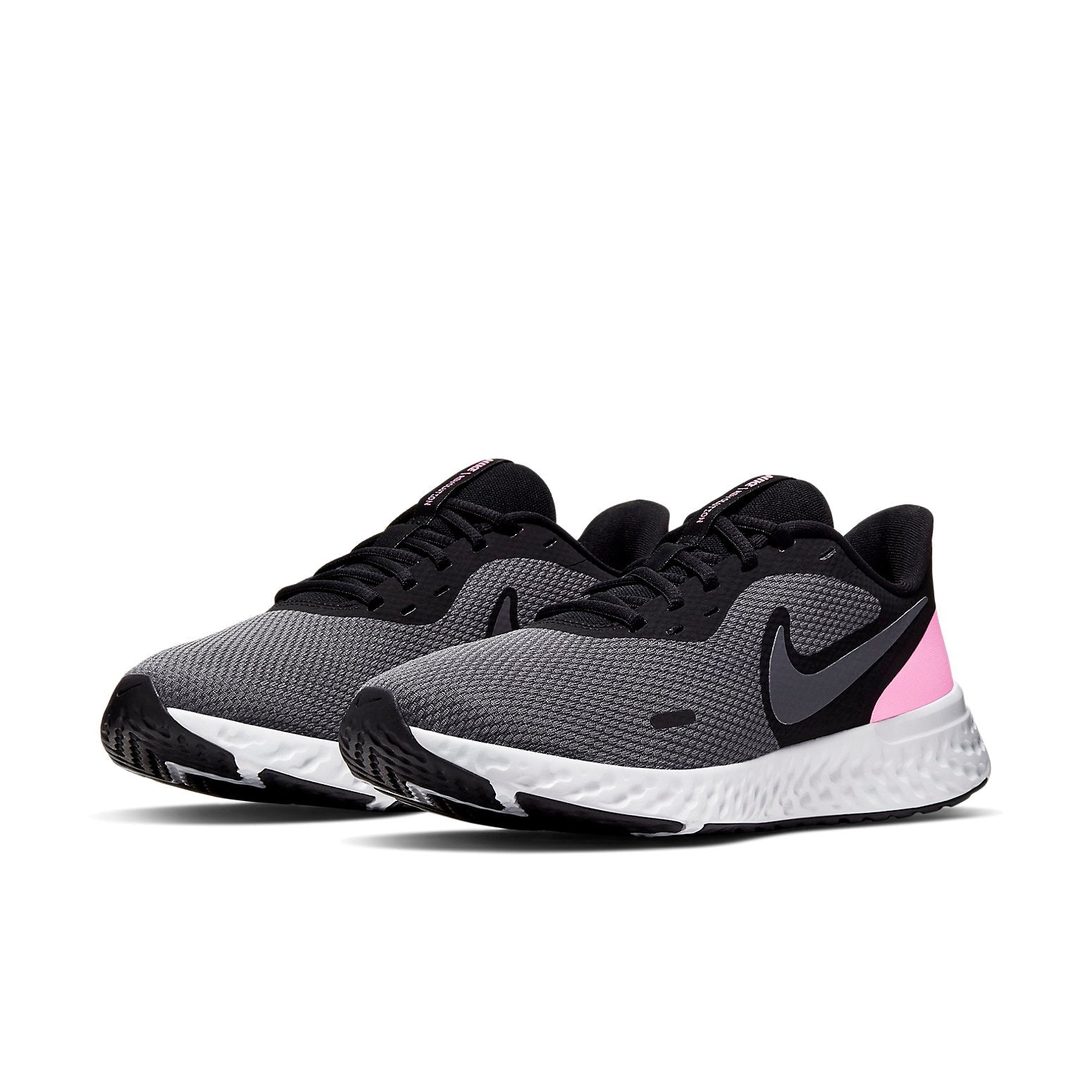 (WMNS) Nike Revolution 5 'Black Pink' BQ6715-004