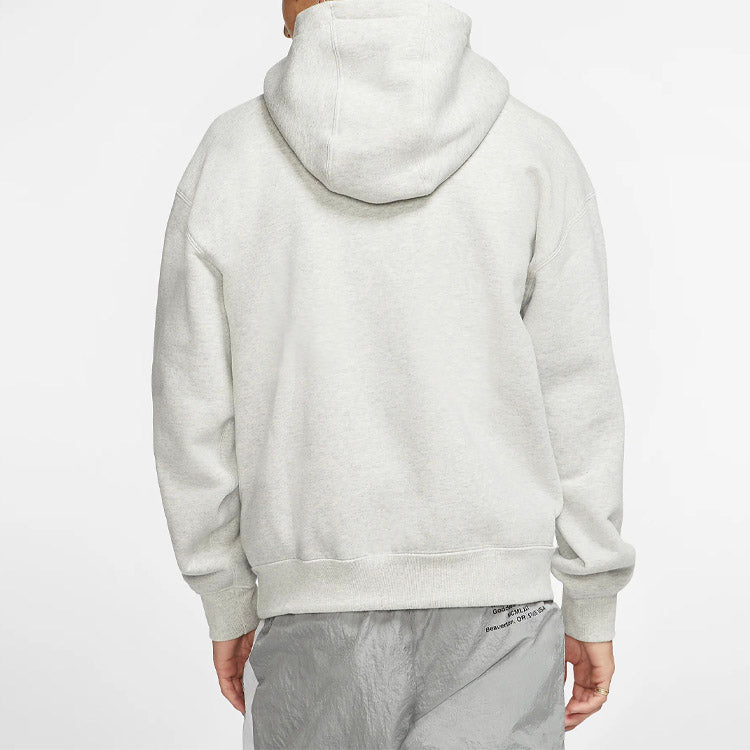 Men's Nike Fleece Hooded Pullover Gray CD6393-051