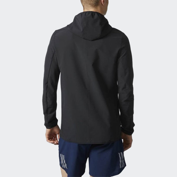 adidas Rs Shell Jkt M Athleisure Casual Sports Woven Windproof Hooded Jacket Black CE5063