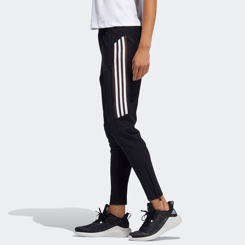 (WMNS) adidas 3-Stripes Pants Asia Sizing 'Black White' EA3235
