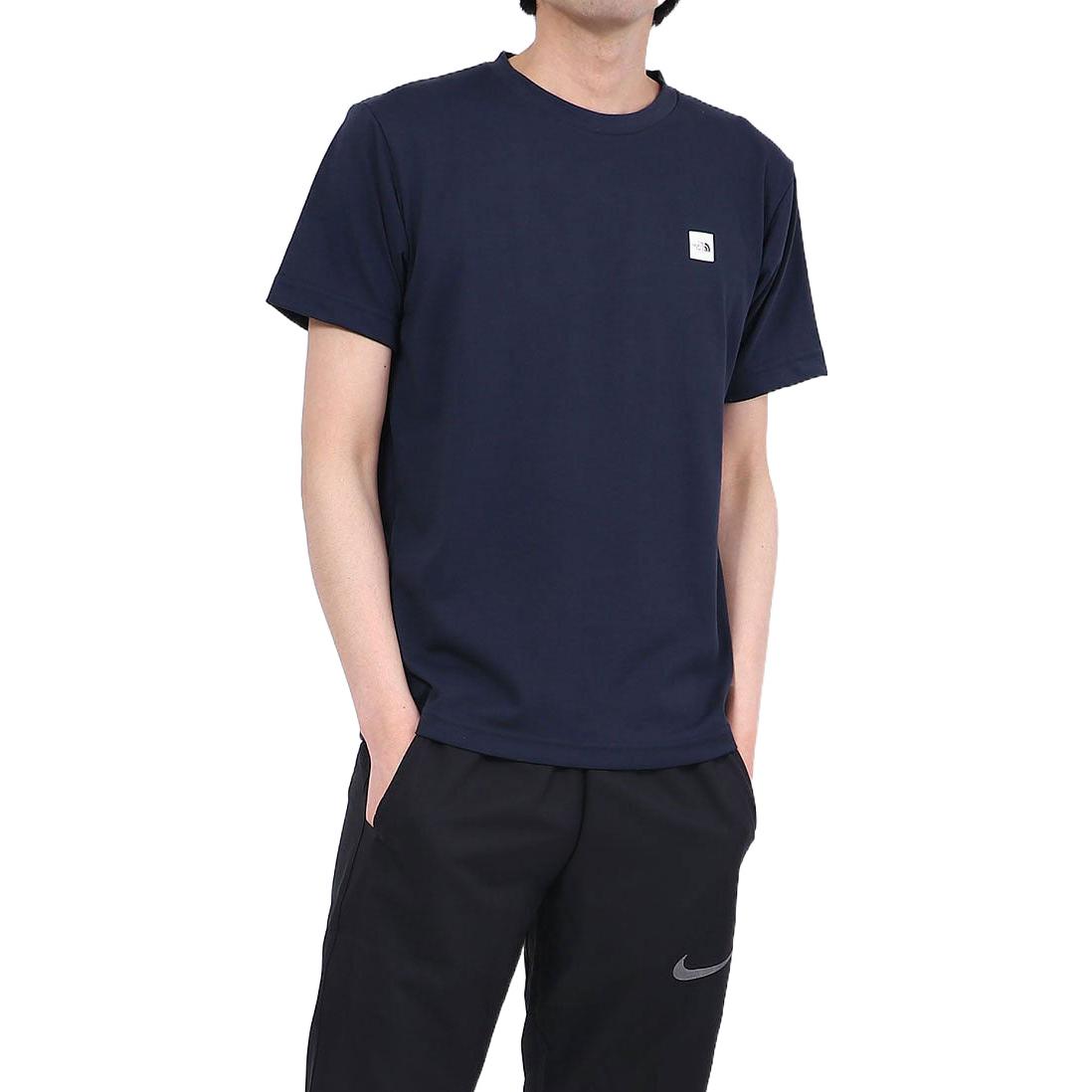 THE NORTH FACE Small Logo Short Sleeve Couple Style Navy Blue NT32052-UN