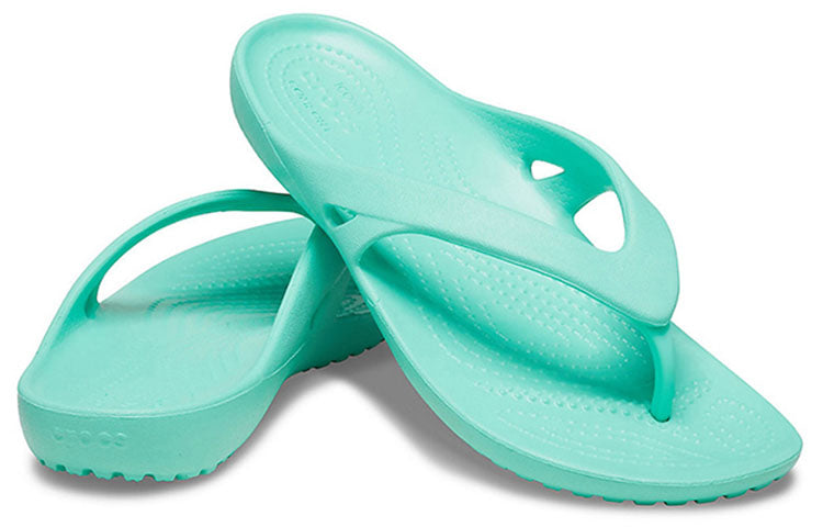 (WMNS) Crocs Kadee 2 Cozy Non-Slip Sports Slippers Green 202492-3U3