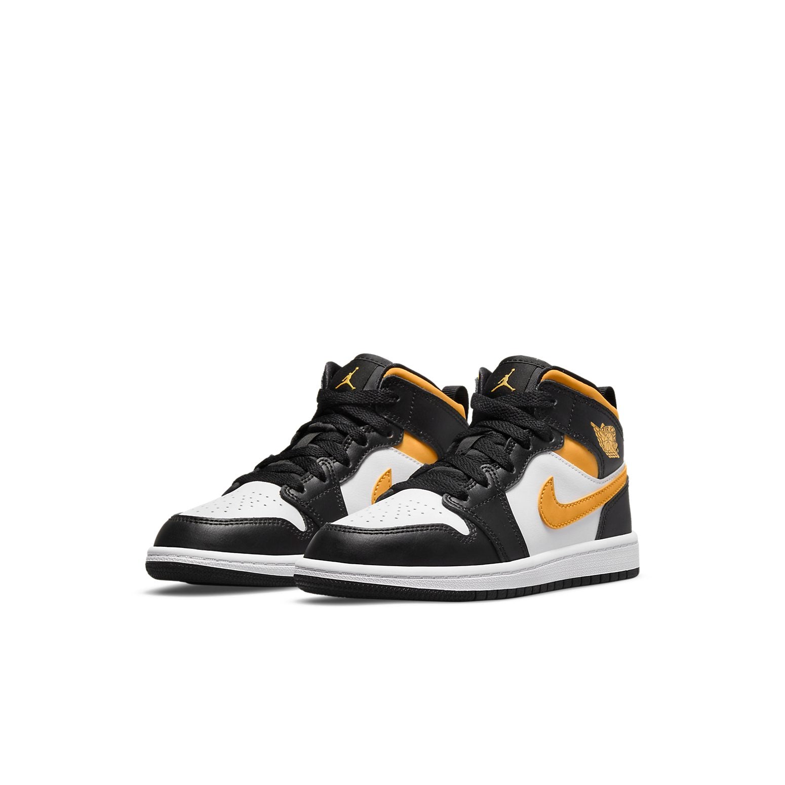 (PS) Air Jordan 1 Mid 'Black University Gold' 640734-177