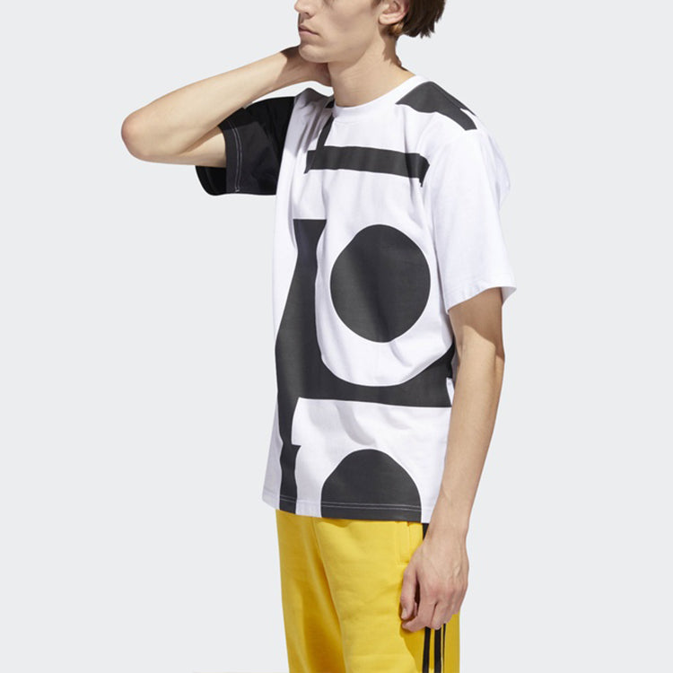 adidas originals BIG ADI TEE Printing Short Sleeve White DY6653