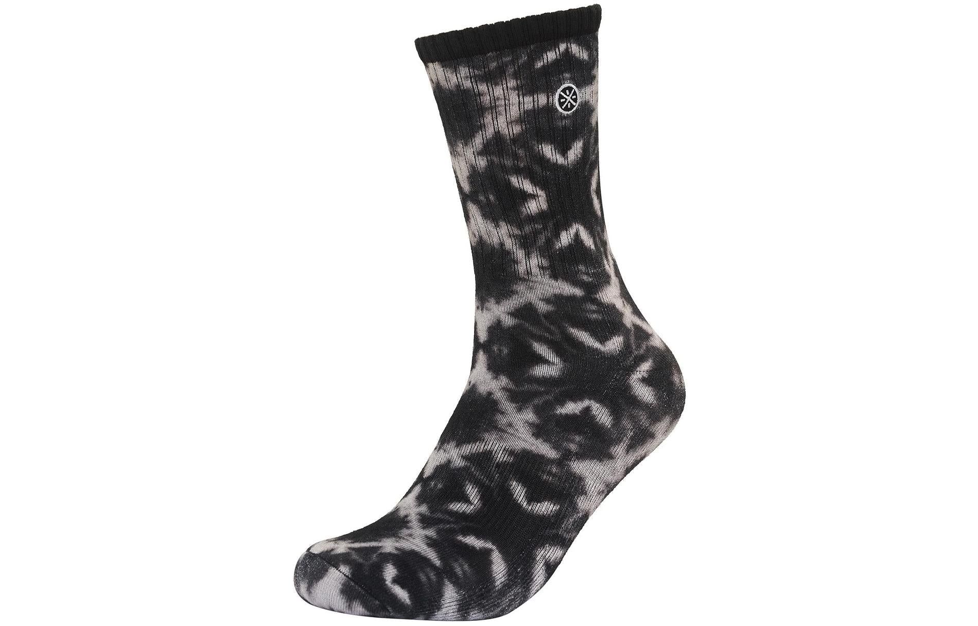 Li-Ning Way Of Wade All-Over Print Basketball Socks 'Black Multi' AWLS149-1