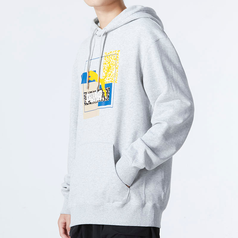 PUMA Brand Love TR Logo Hoodie 'Grey' 537851-04