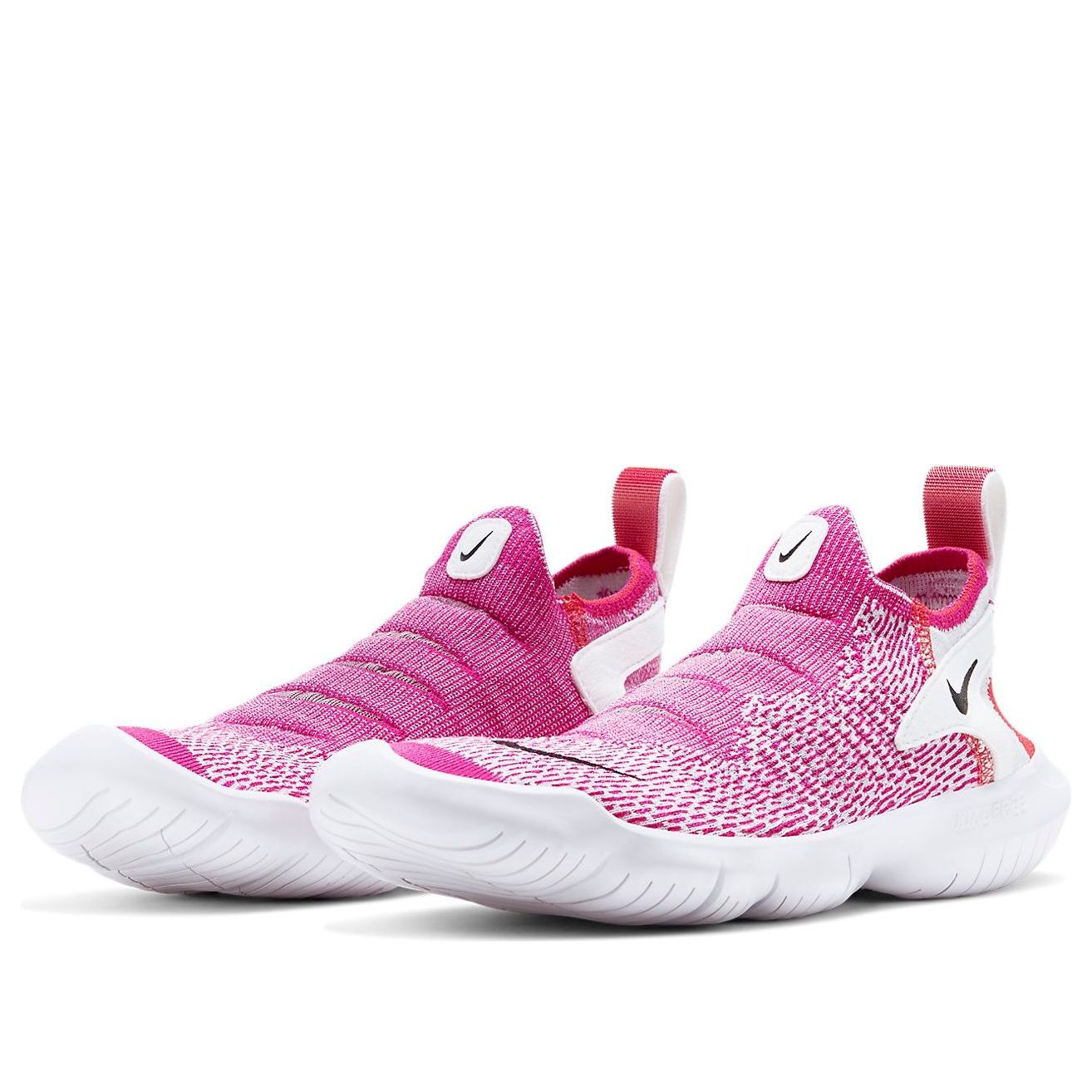 (WMNS) Nike Free RN Flyknit 3.0 2020 'Vast Grey Fire Pink' CJ0267-002