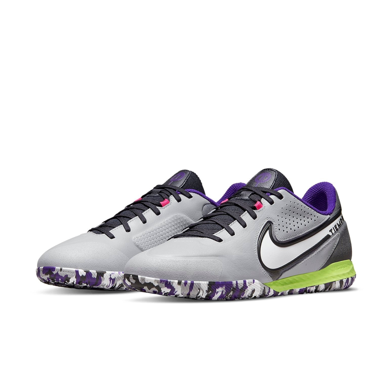 Nike React Tiempo Legend 9 Pro IC 'Grey Purple' DA1183-017