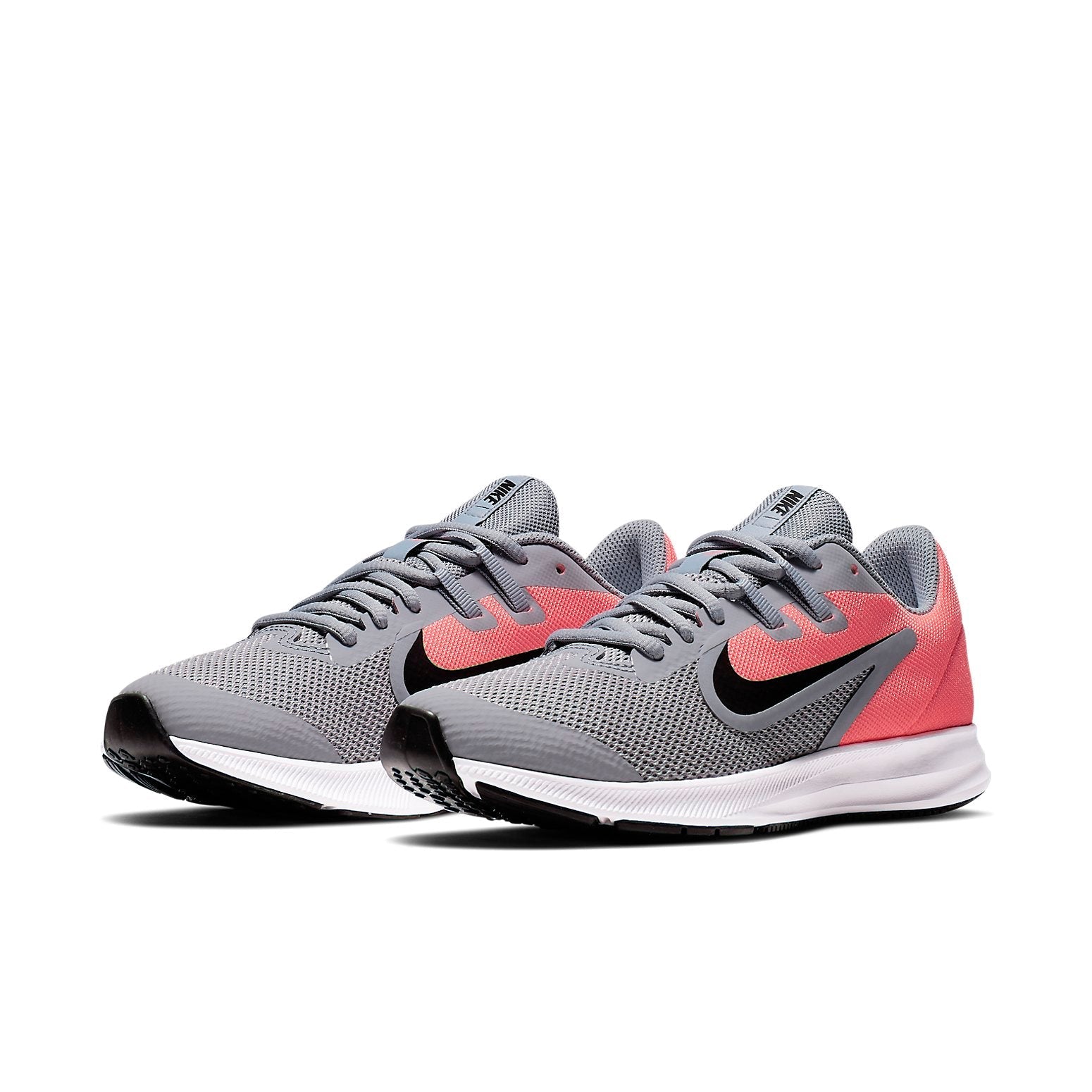 (GS) Nike Downshifter 9 Grey/Pink AR4135-402