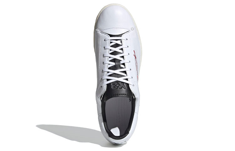 adidas Y-3 Yohji Court Shoes 'White Red' FU9189