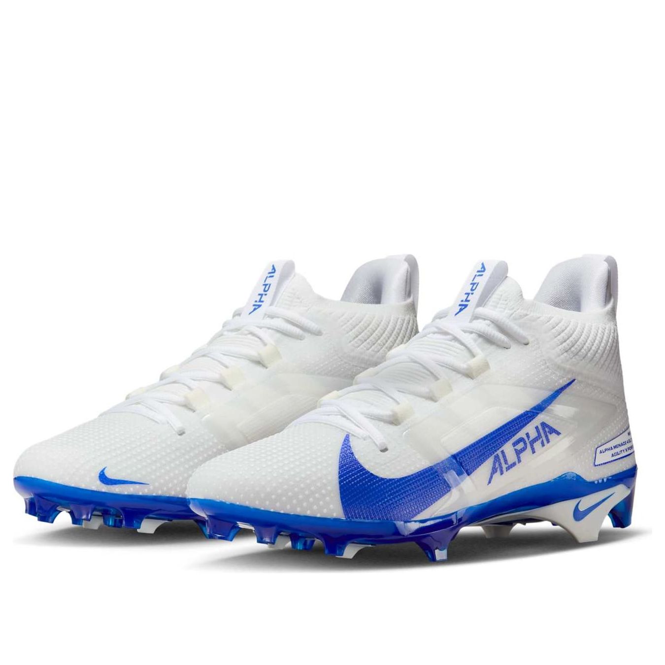 Nike Alpha Menace 4 Elite 'White Hyper Royal Photon Dust' FD7036-103