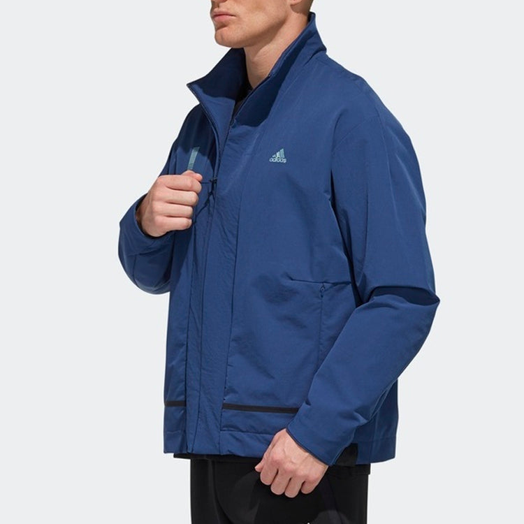 adidas Sports Stylish Jacket 'Blue' FM9358