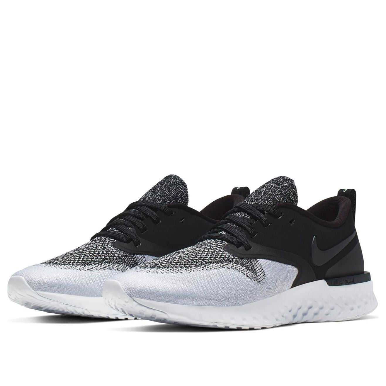 (WMNS) Nike Odyssey React 2 Flyknit 'Black White' AH1016-007