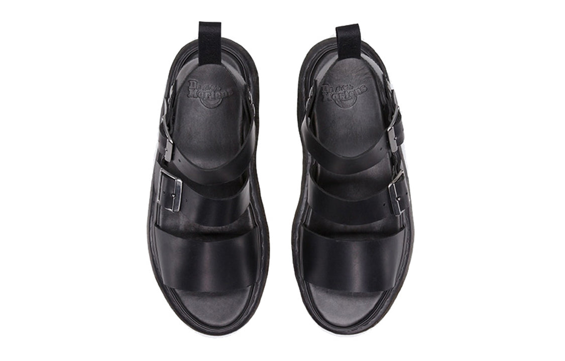 Dr. Martens Gryphon Brando Leather Gladiator Sandals 'Black' 15695001