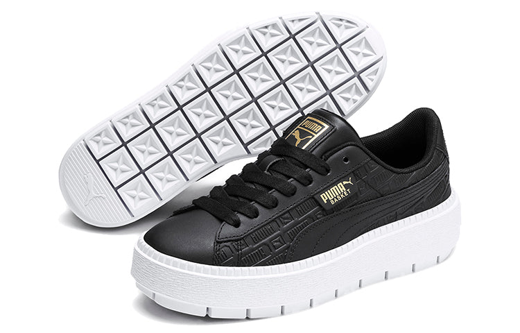 (WMNS) PUMA Platform Trace 'Black White' 369925-02