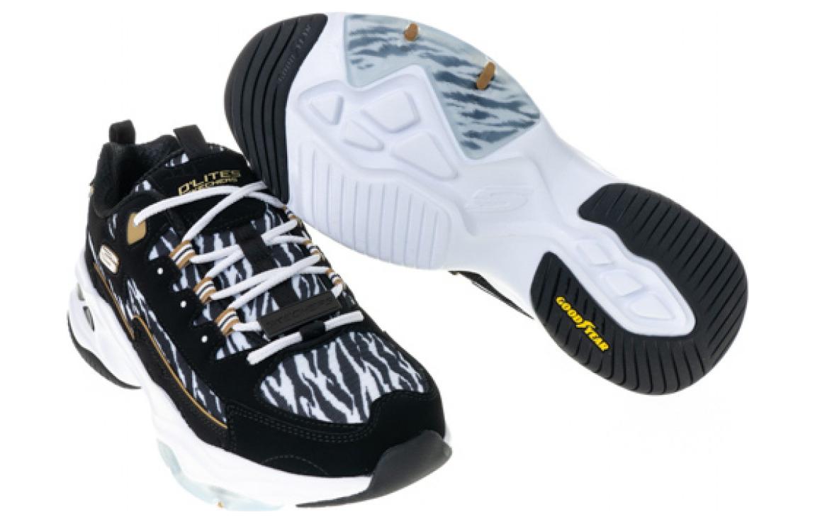 Skechers DLites 4.0 'Black gold' 237398-BKGD