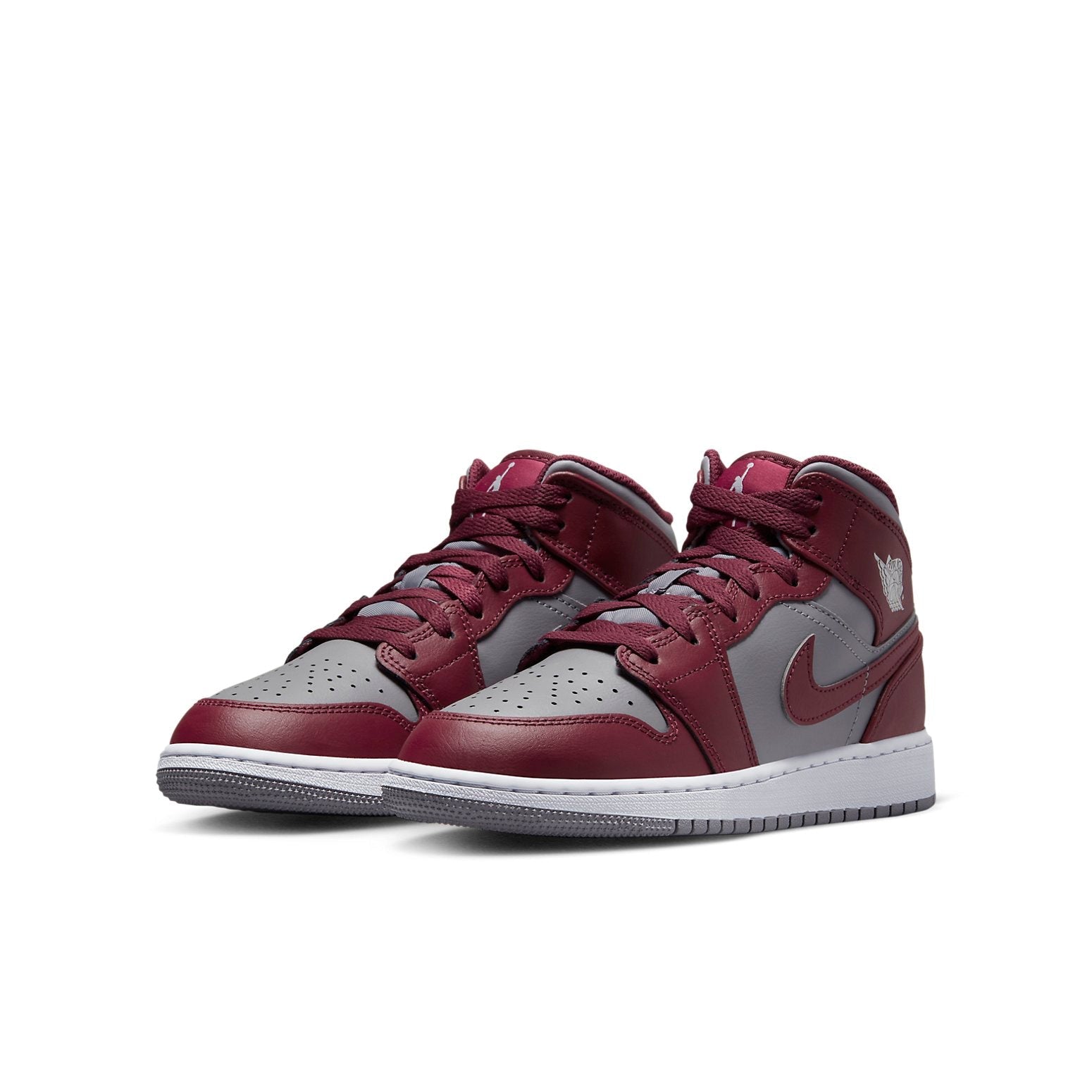 (GS) Air Jordan 1 Mid 'Cherrywood Red' DQ8423-615