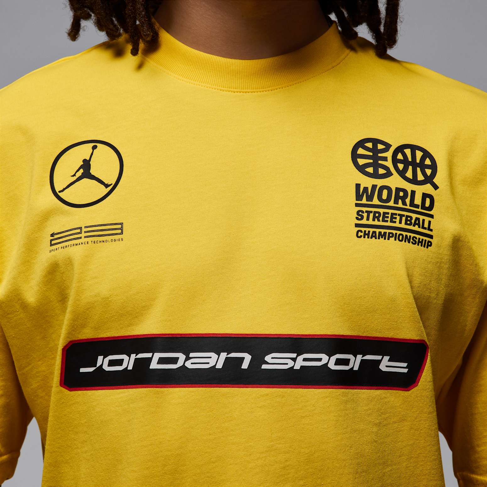 Air Jordan x Quai 54 Sport LBR Tee 'Yellow' HV6712-719