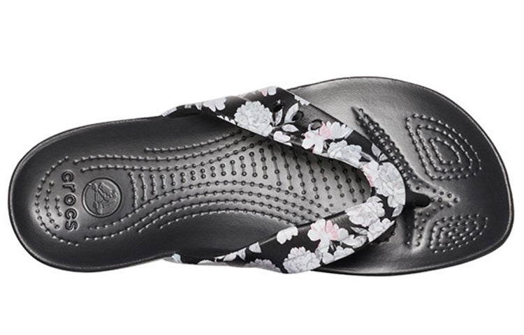 (WMNS) Crocs Kadee Summer Flip-Flops Black 206190-97J