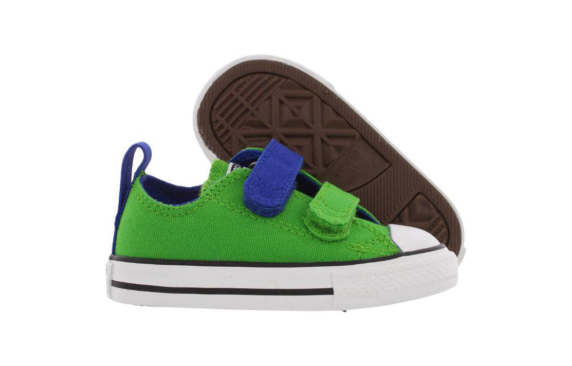 (TD) Converse Chuck Taylor Velcro Ox 'Jungle Green' 742888C