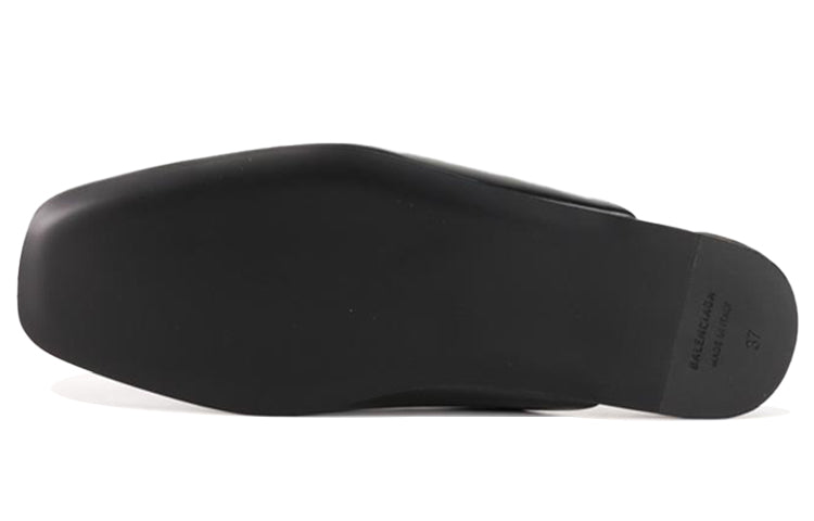 (WMNS) Balenciaga Mules 'Black White' 597344WA72G1006