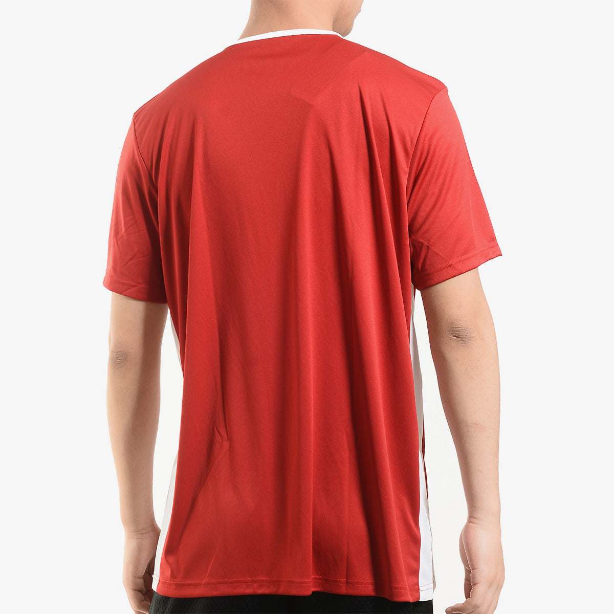 adidas Entrada 18 Stripe Colorblock Short Sleeve Red CF1038