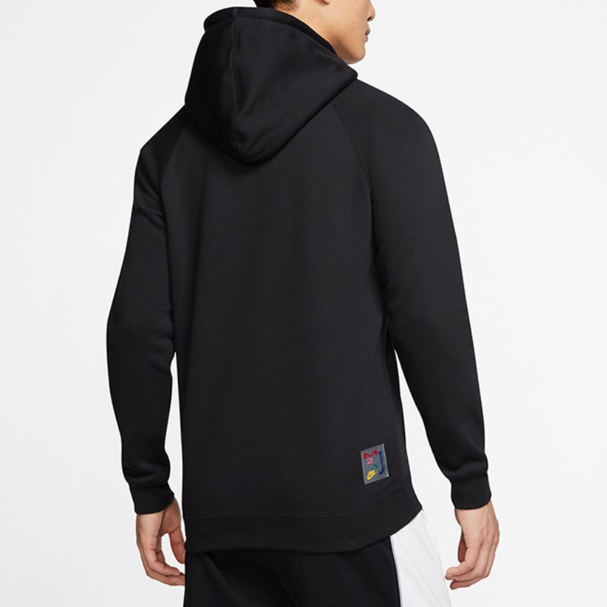 Air Jordan Air Sport Dna Hbr Patch Pattern Fleece Lined Knit Pullover Black CT6293-010