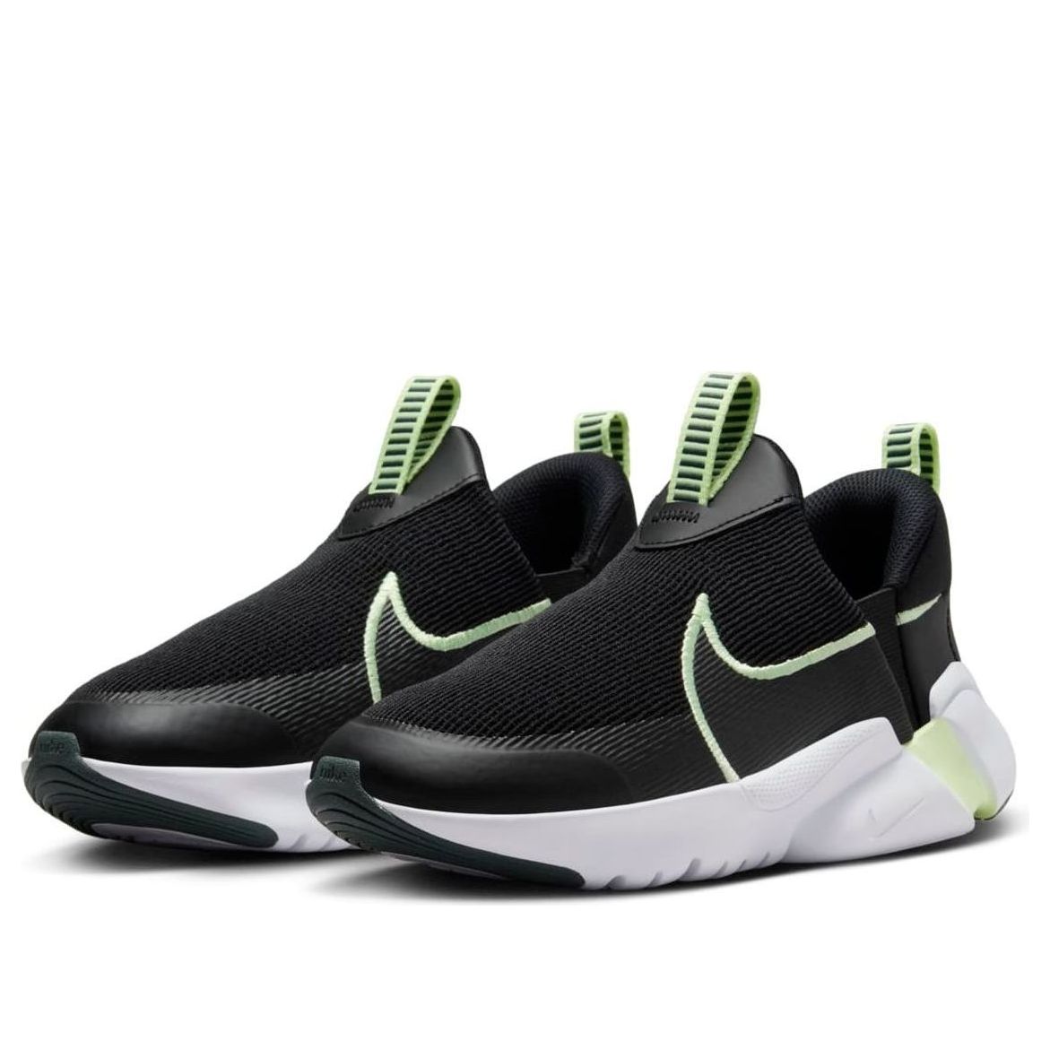 (GS) Nike Flex Plus 2 'Black Barely Volt' DV8999-008