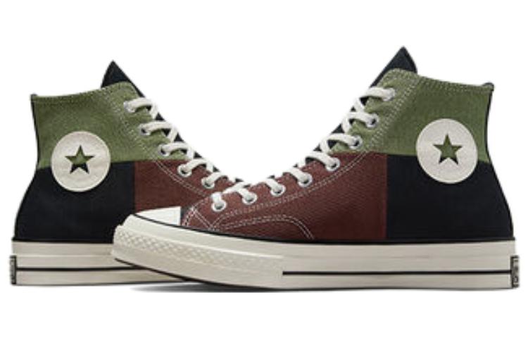 Chuck 70 High 'Crafted Patchwork - Trolled Green Earth Brown' A04509C