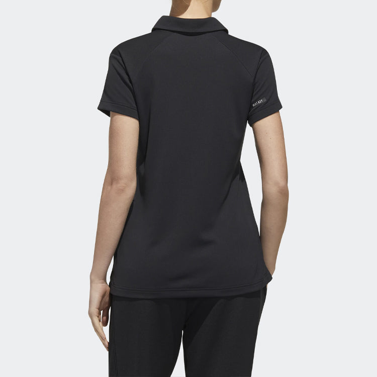 (WMNS) adidas Tennis Sports Black Polo Shirt FK1385