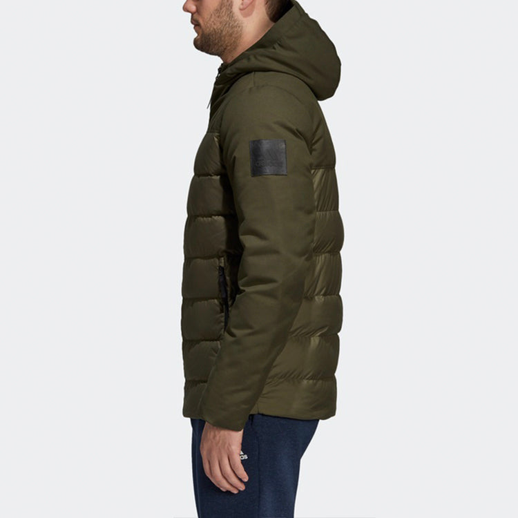 adidas Outdoor With Down Feather Jacket Olive Green CY8622