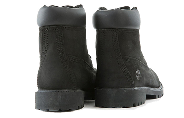 Timberland 6 Inch Premium Waterproof Wide Fit Boots 'Black Nubuck' 12907W