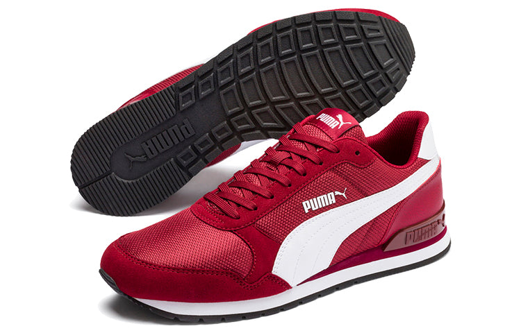 PUMA ST Runner V2 White/Red 366811-07