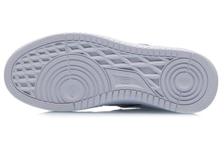 (WMNS) Li-Ning Classic Skateboarding Low 'White Red Blue' AGBP062-3