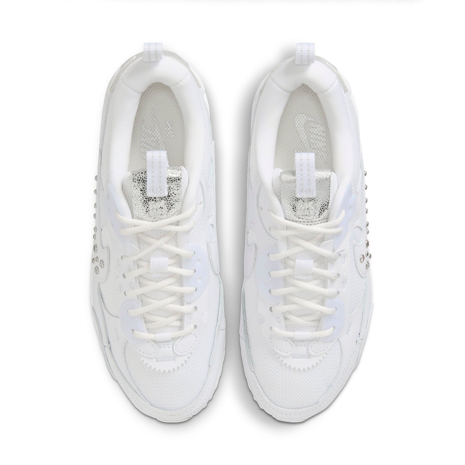 (WMNS) Nike Air Max 90 'White Metallic Silver' FQ8888-100