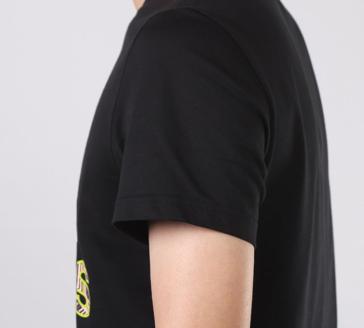adidas Apac Smr Bos Round-neck Sports Short-sleeve Tee Men Black GK1703
